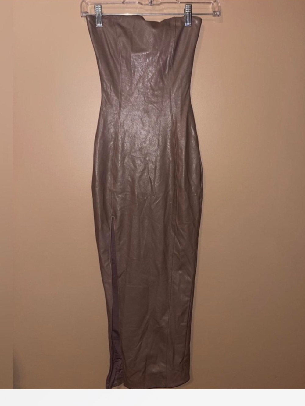 Naked Wardrobe leather dress
